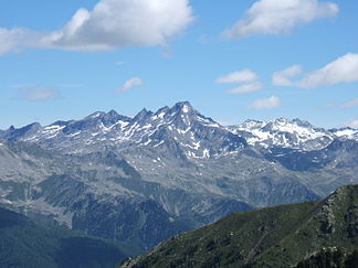 Napfspitze von Südwesten, vom Obersteiner Holm