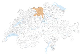 Lage Kanton Aargau