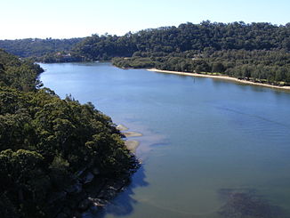 Woronora River von der Woronora Bridge aus