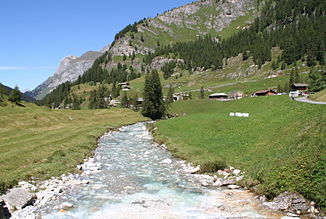 Averser Rhein bei Avers Cröt