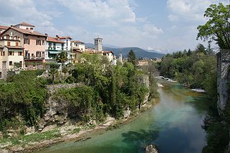 Die Natisone in Cividale del Friuli