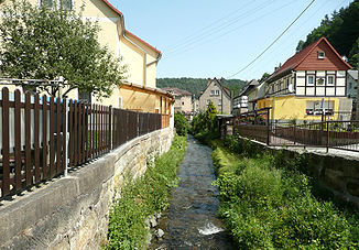 Der Krippenbach in Krippen