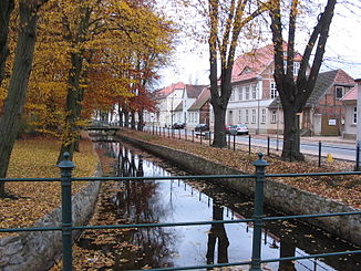 Ludwigsluster Kanal parallel verlaufend zur Ludwigsluster Kanalstraße