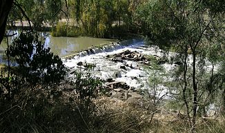 Mehi-River-Wehr in Moree