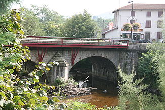 Brücke über den Lignon in Boën