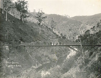 Brücke über den Thomson River (ca. 1910)