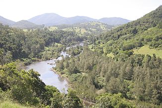 Manning River oberhalb von Mount George