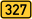 Bundesstraße 327 number.svg