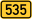 Bundesstraße 535 number.svg