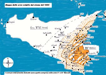 Das Erdbeben in Sizilien