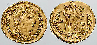 Solidus des Constantius