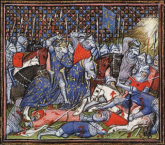 Schlacht von Cassel, Darstellung um 1410