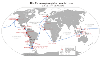Weltumsegelung des Francis Drake