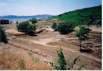 Ausgrabungsstätte in Morgantina