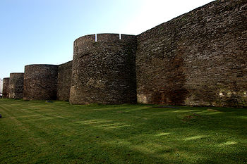 Die römische Stadtmauer von Lugo