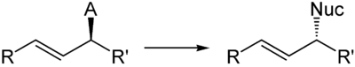 Schema der Gesamtreaktion mit Trost-Inversion am Stereozentrum