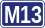 Tabliczka M13.svg