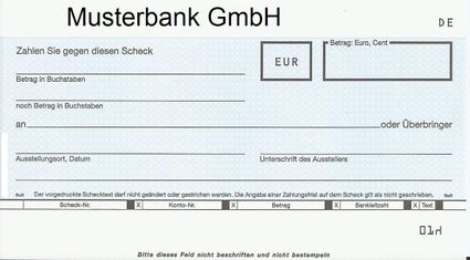 verrechnungsscheck vorlagefrist verrechnungsscheck vorlagefrist
