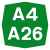 Autostrada A4-A26 Italia.svg