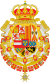 Escudo de Felipe V de España Toisón y Espiritu Santo Leones de gules.svg