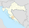 Croatia location map, Sibenik-Knin county.svg