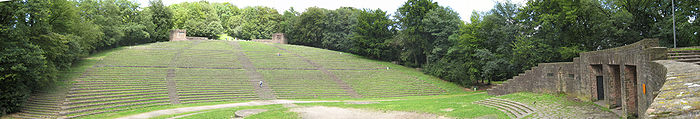 Panorama der Heidelberger Thingstätte