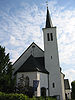 Außenansicht der Kirche St. Johannes Baptist in Kreuztal