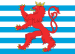 Handelsflagge von Luxemburg