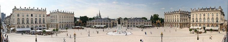 Panorama der Place Stanislas nach der Renovierung 2004–2005