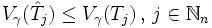 V_\gamma(\hat{T}_j) \leq V_\gamma(T_j)\, , \, j \in \mathbb{N}_n