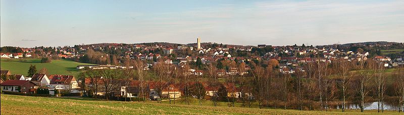 Blick  von der Bergkapelle (Illingen)