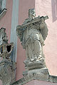 John of Nepomuk - Detail Facade Körnermarkt 4 - Krems am der Donau.jpg