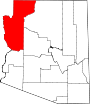 Map of Arizona highlighting Mohave County.svg