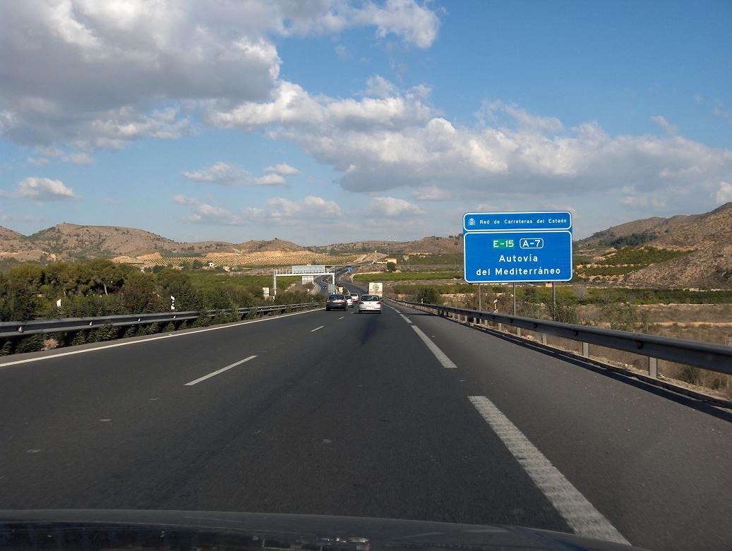 Liste der Autobahnen in Spanien
