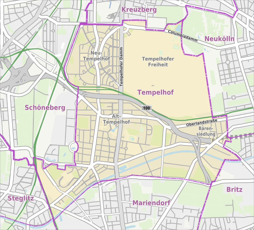 Liste der Straßen und Plätze in Berlin-Tempelhof