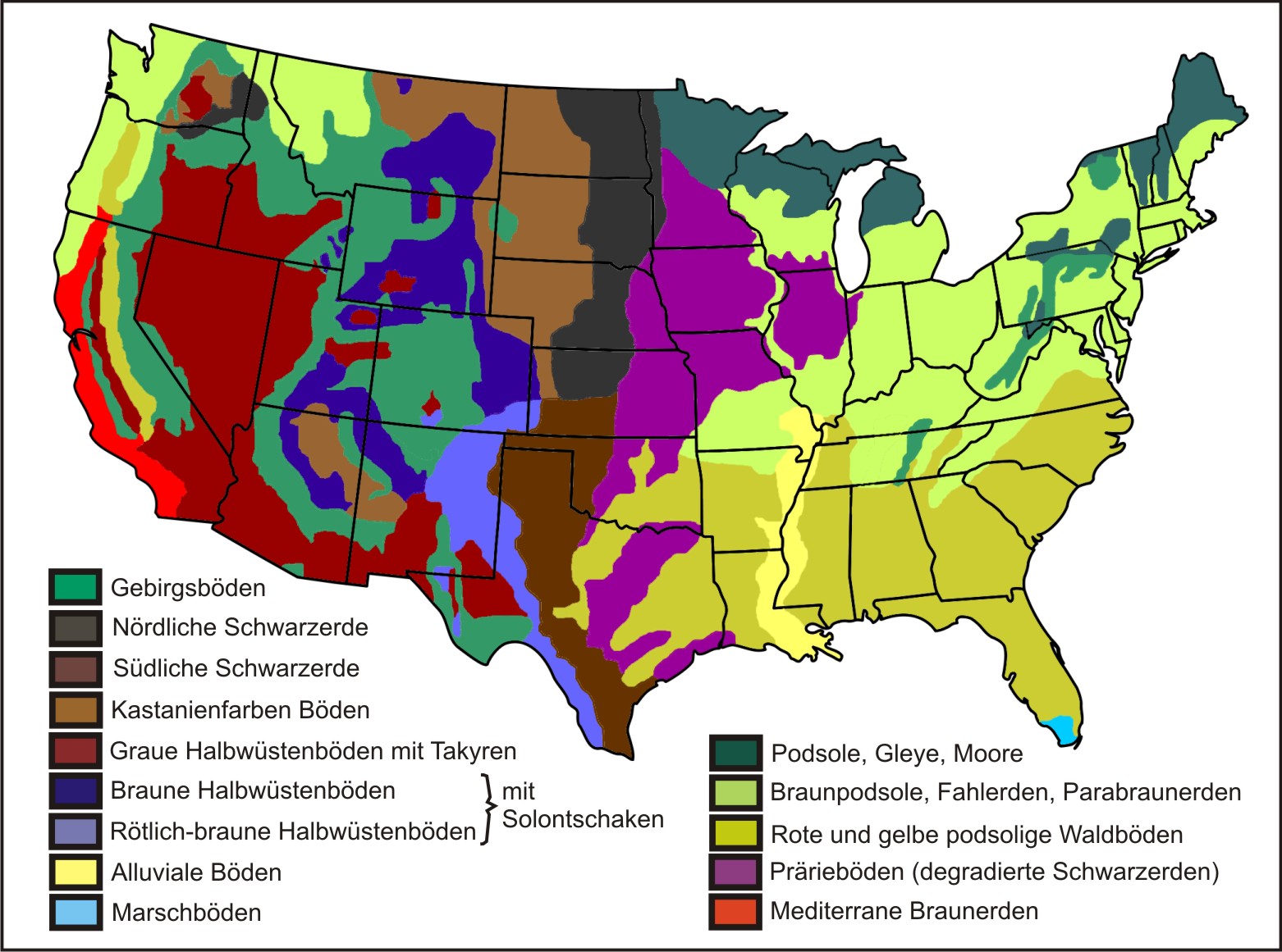 Geographie der Vereinigten Staaten