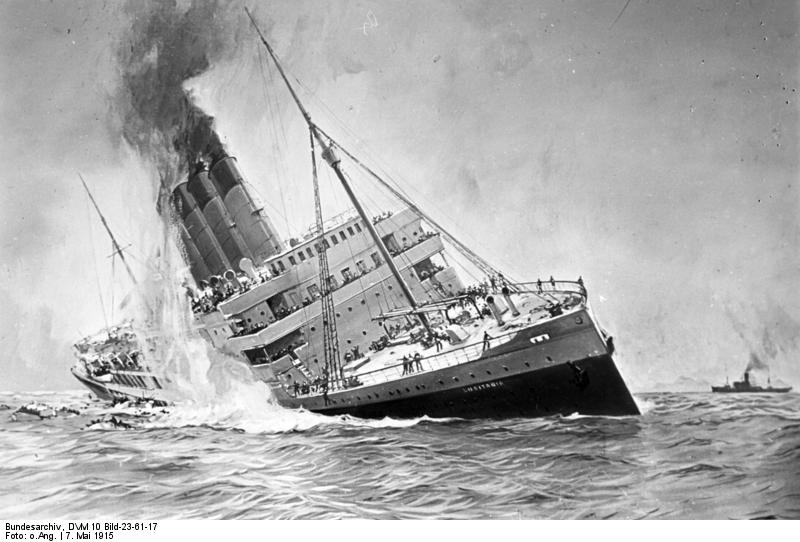 Untergang der Lusitania Ausgabe 1 Erste Seite