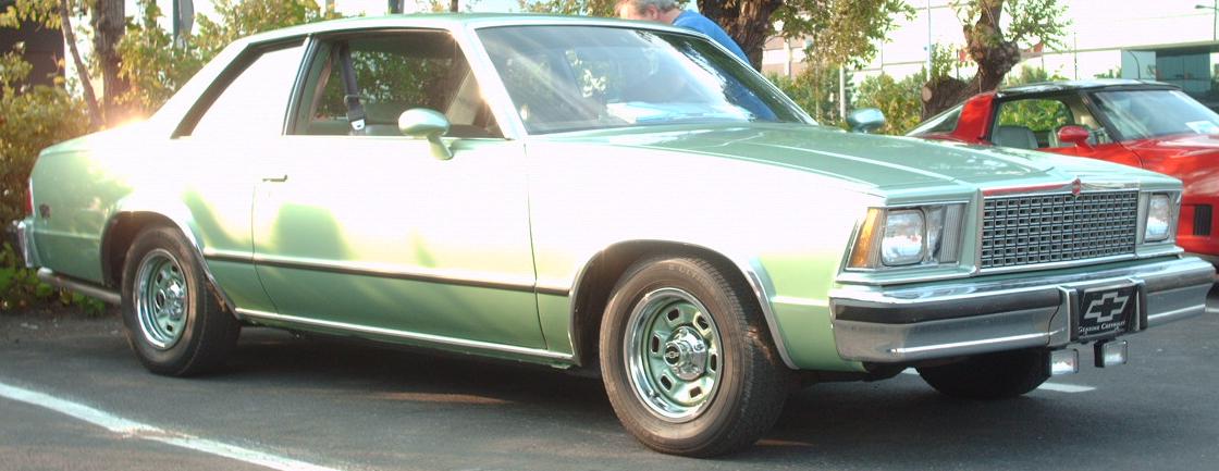 Chevrolet Malibu Coup 1978 1981 