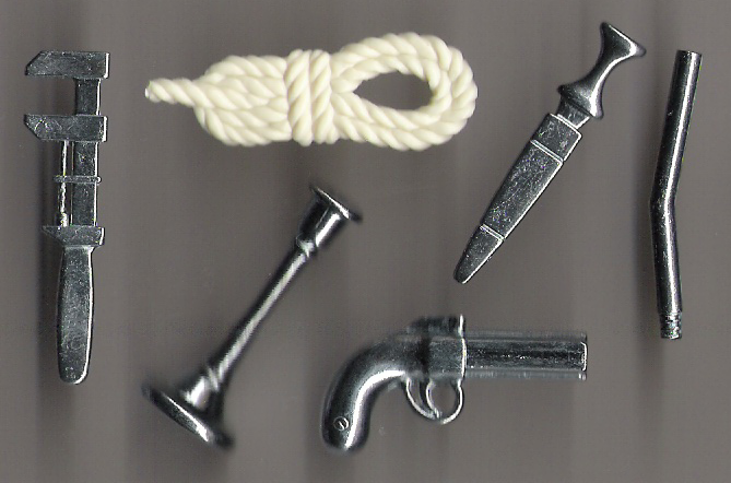 Cluedo Tatwaffen Cluedo Tatwaffen