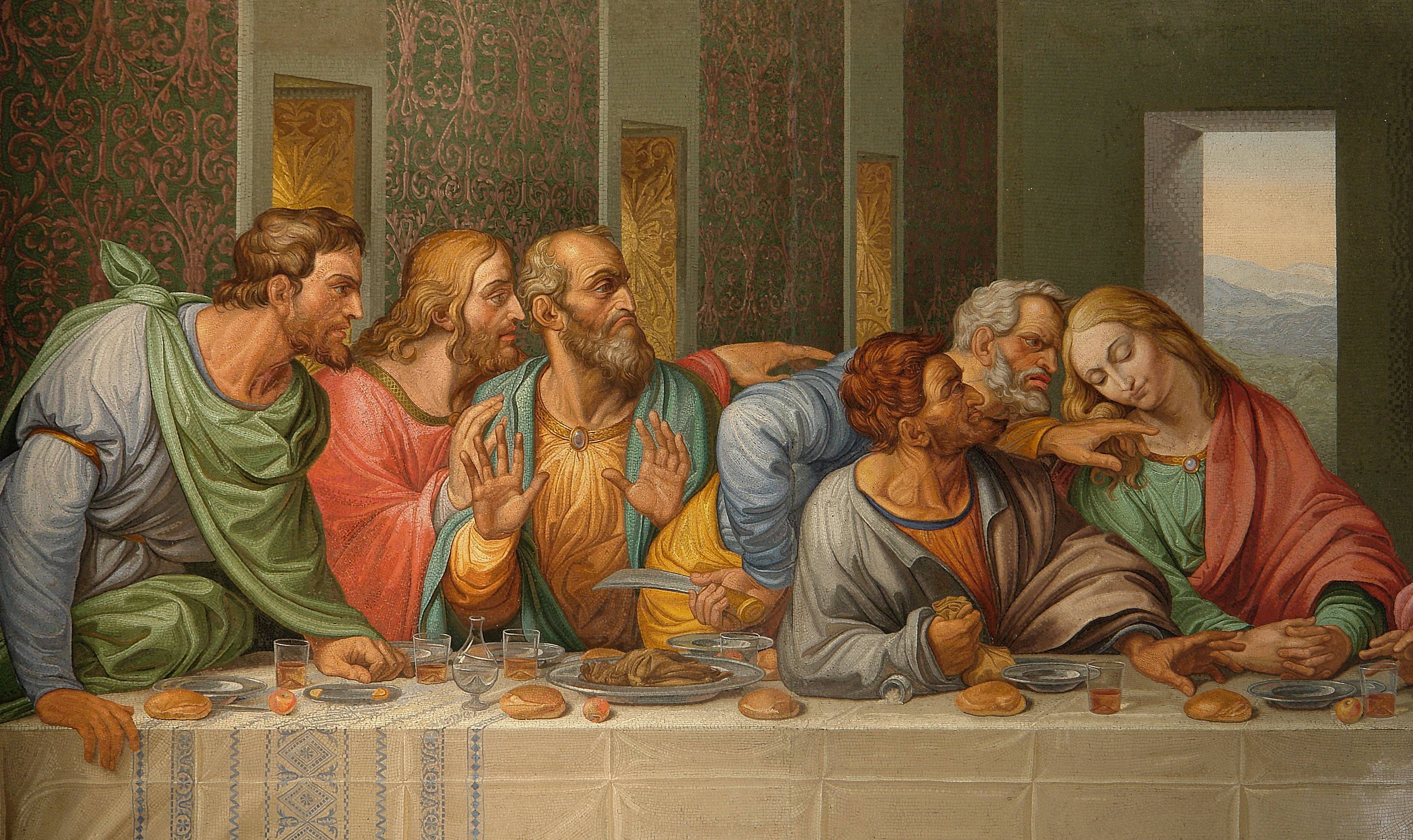 Wiener Minoritenkirche the-last-supper-painting-by-leanardo-da-vinci-by-seerscorner-medium