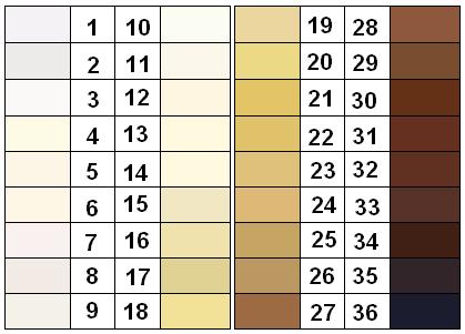 [Bild: Felix_von_Luschan_Skin_Color_Chart.JPG]