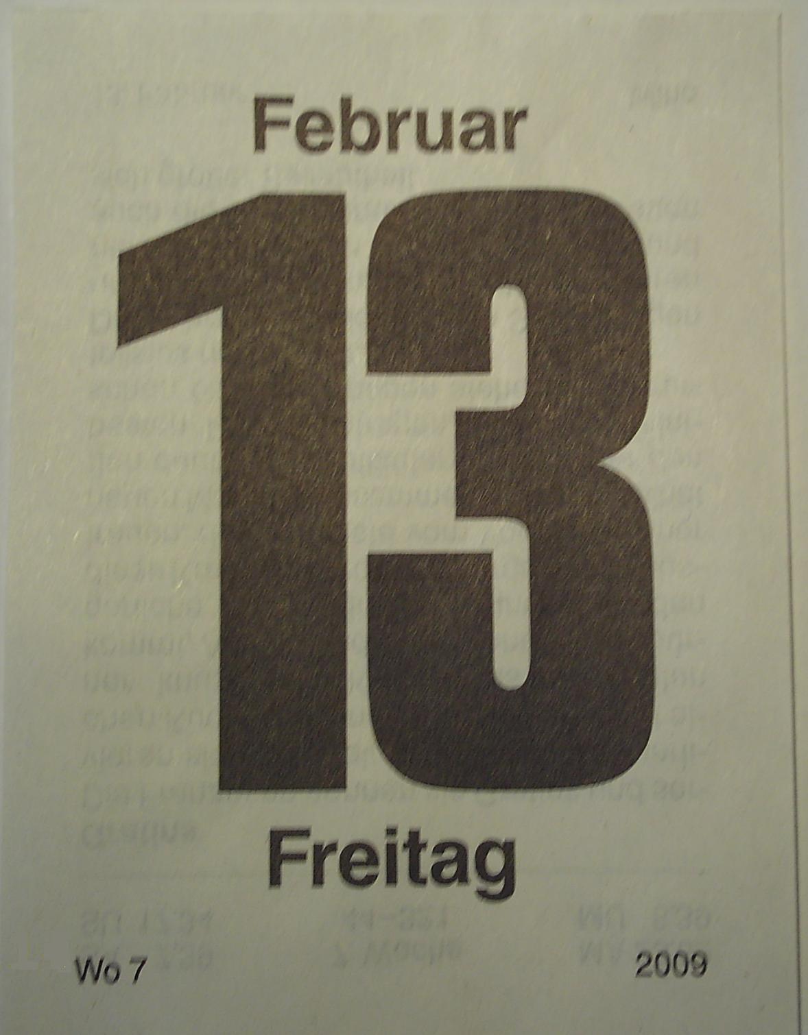 Freitag Der 13 2025 Kalender Vom Feinsten Ultimativ Prime Ramadan