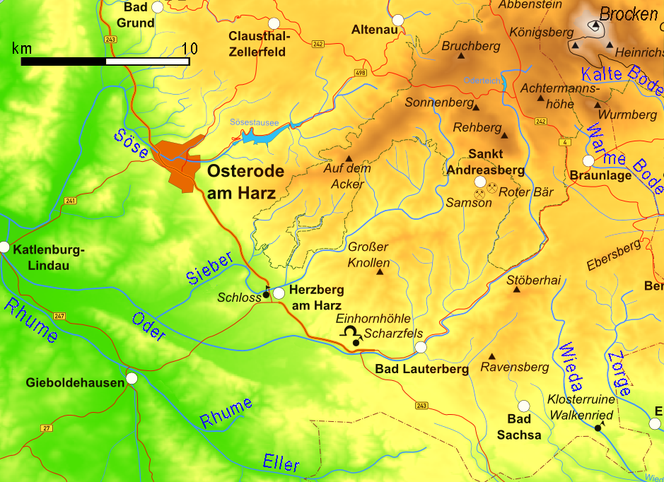 Harz Duitsland Kaarten - Vogels