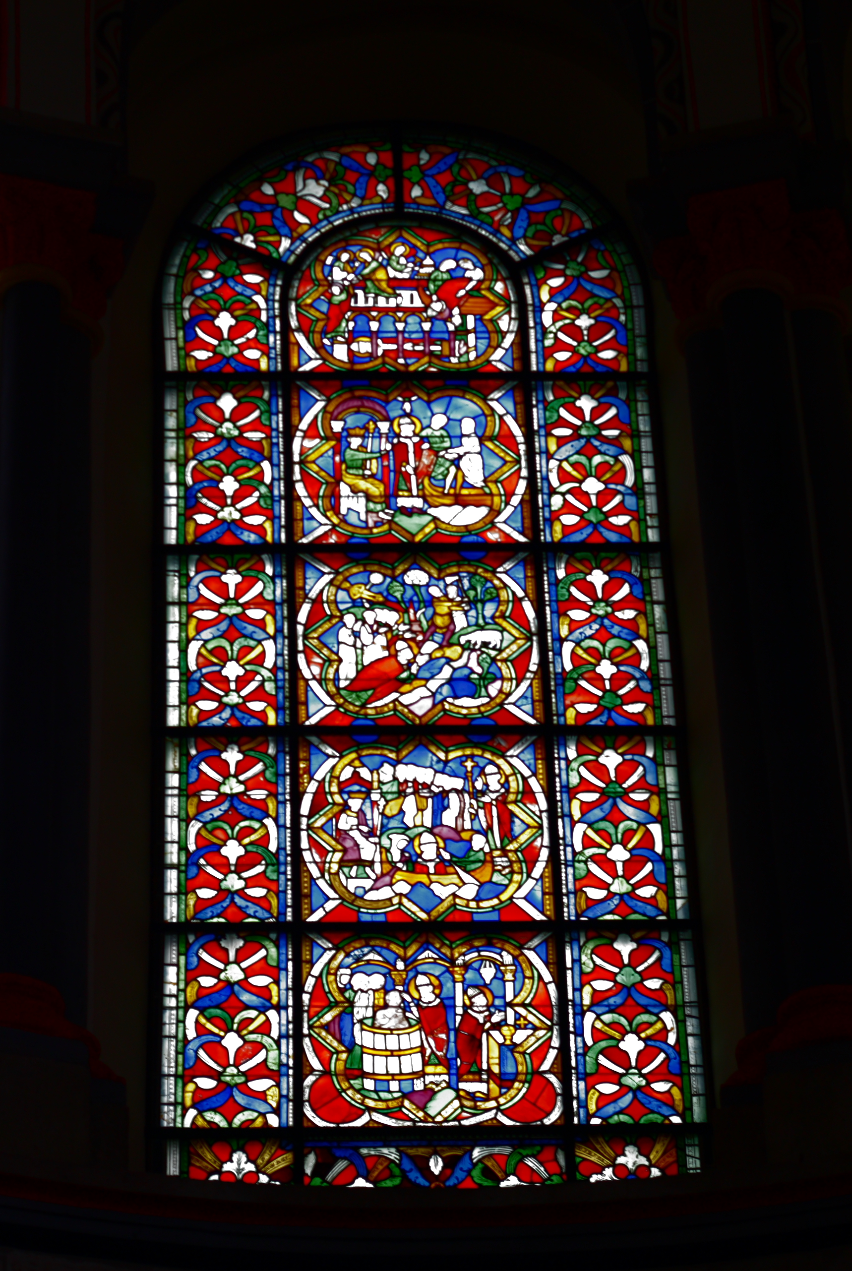 Romanische Glasfenster von St. Kunibert (Köln)