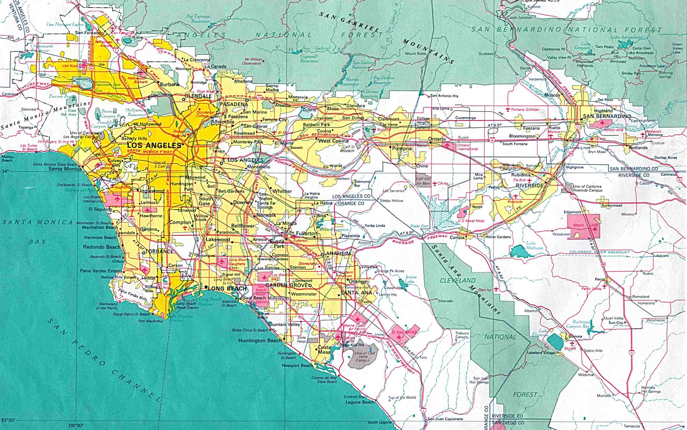 Liste der Stadtteile von Los Angeles