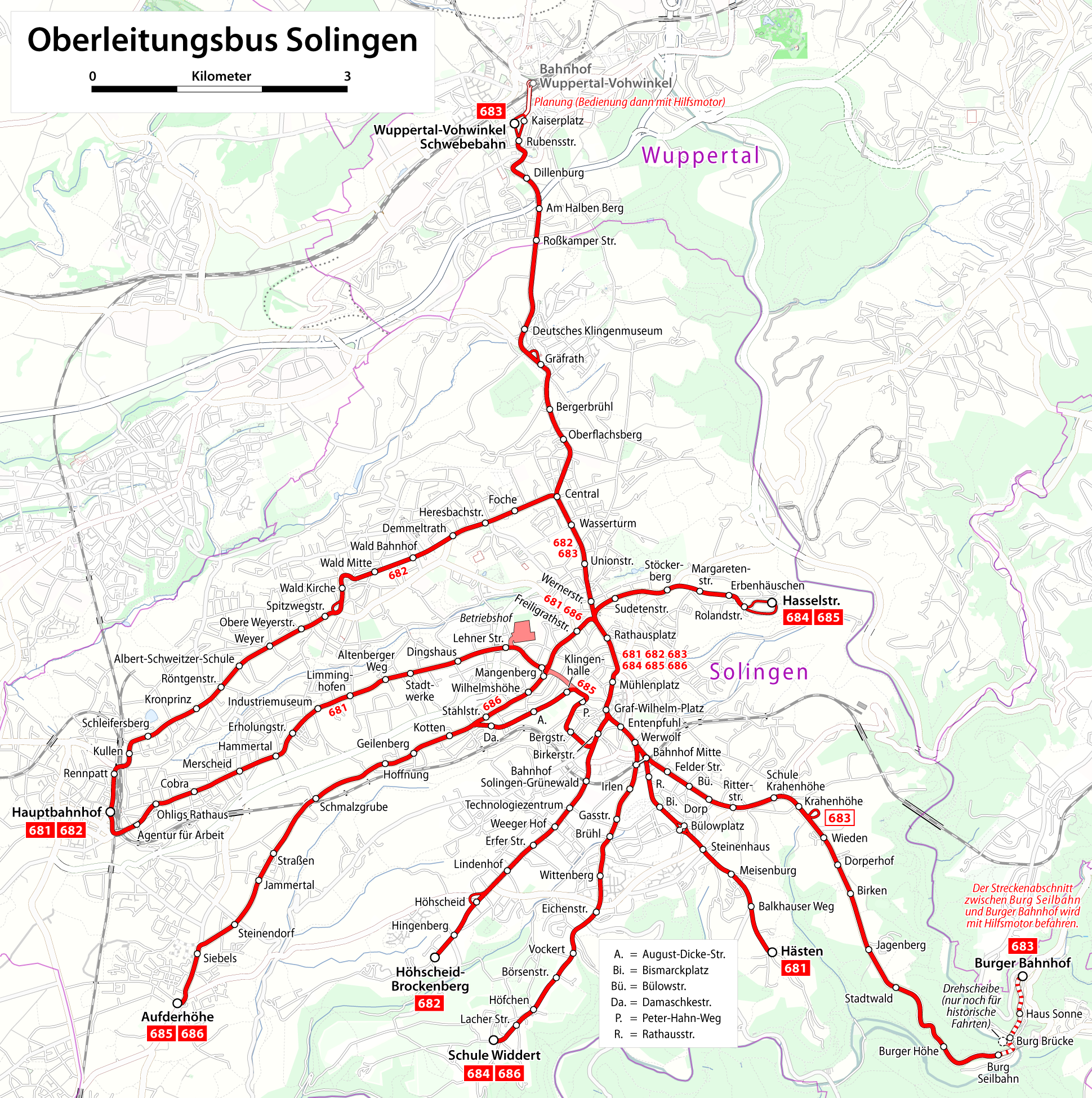 Oberleitungsbus Solingen