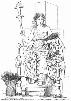 Fig. 2. Demeter (Wandgemälde zu Pompeji).