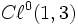 C\ell^0(1,3)