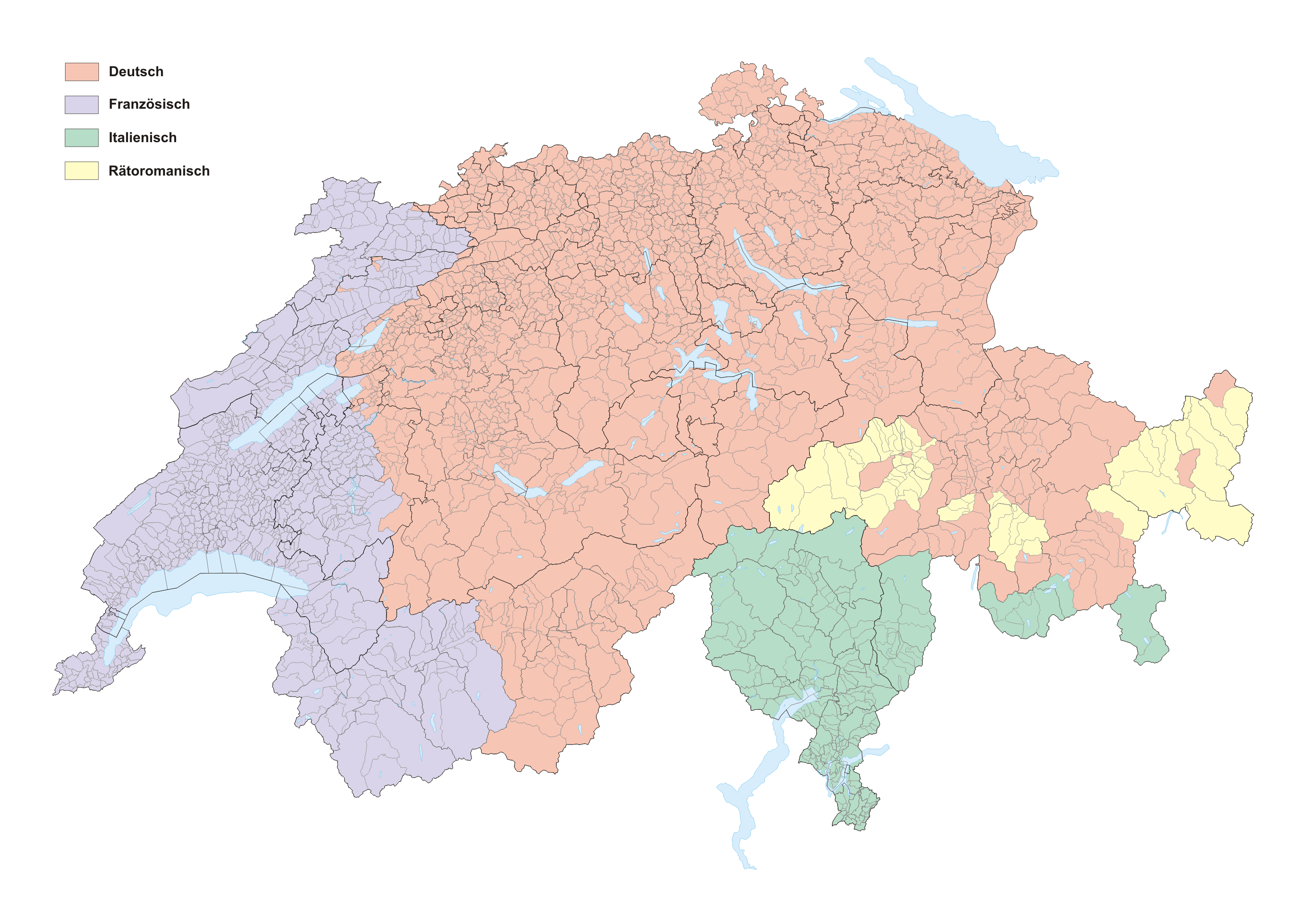 Schweiz Karte : Pässe Schweiz (alle Alpenpässe und wichtige Nebenpässe