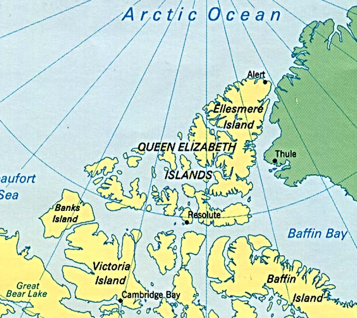 Канадский арктический архипелаг на карте северной. Остров Элсмир на карте. Архипелаг Парри. Остров королевы Элизабет на карте.